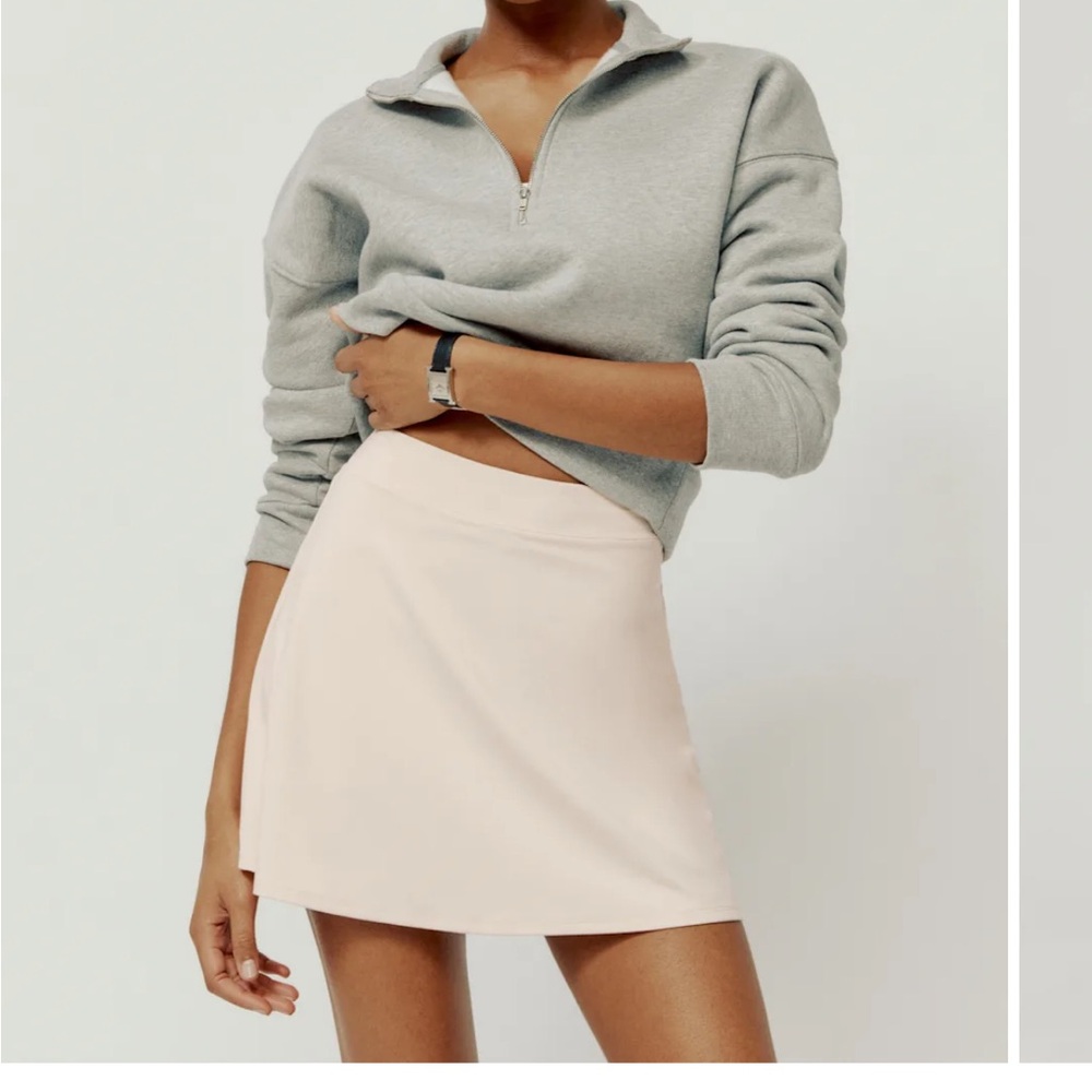Reformation Pale Pink Mini Skirt